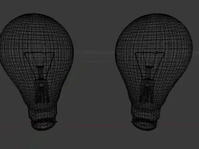 Light bulb 3D model 23