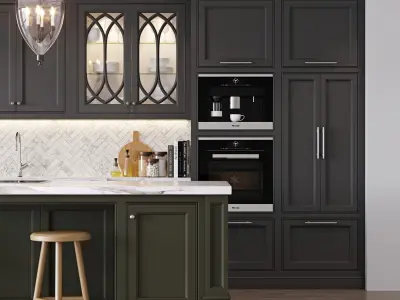 Classic kitchen 2 3D model