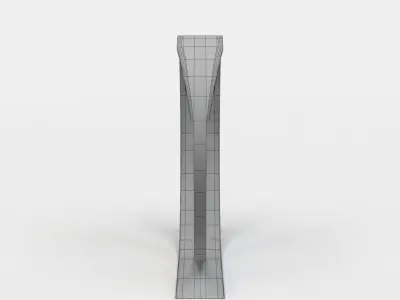 Road loop Low-poly 3D model