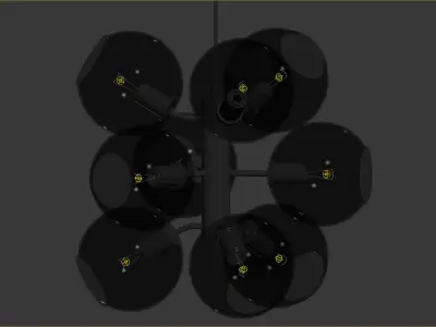 Tage pendant Green 3D model