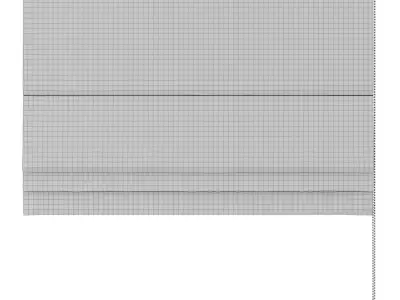 Roman Curtains 159 Make My Blinds Rustic weave 3D model