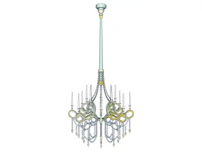 chandelier 01 3D model purchase