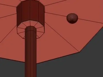 Untitled savoy pendant light in gold 3D model
