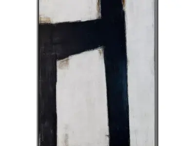 Abstract Painting Frame set 3D model 701