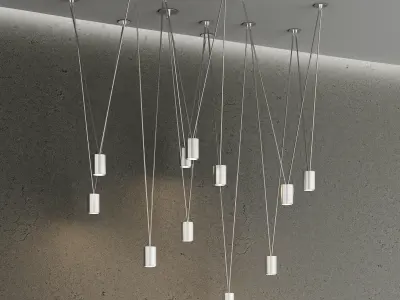 Match 2 pendant lighting 3D model