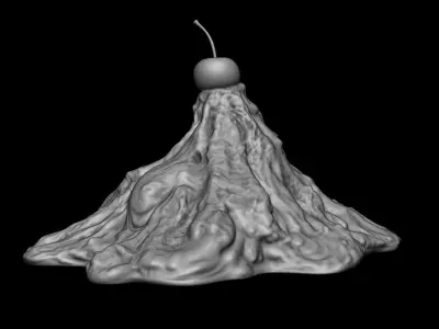 3D PRINTABLE PIE CREAM CHERRY KILLER KLOWNS FROM OUTER SPACE 3D print model