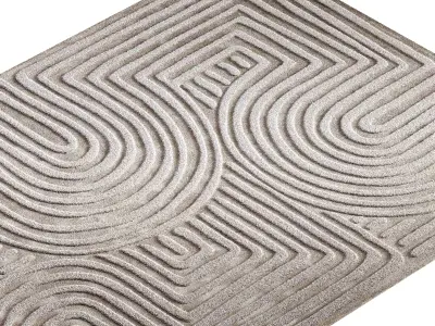 Vloerkleed MOMO 3D model