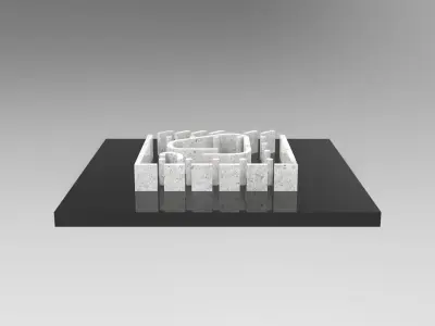 ARCHIPLAN 02 Low-poly 3D model