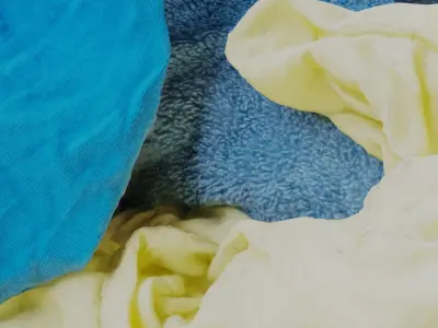 Pile of Clothes 3D Scanned Shirts Low-poly 3D model