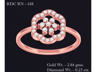 Women Ring 3D print model 96