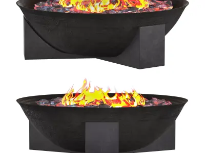 Gio Outdoor Fire Pit 3D model