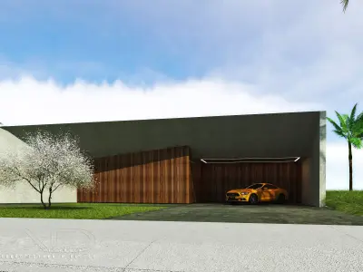 Beach house 3D model