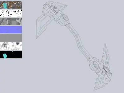 Sci fi elite weapon collection 3D Model Pack
