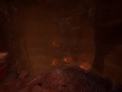 Full Stylized Cave Set  Low-poly 3D model