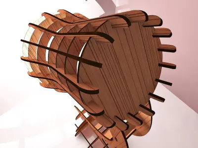 Light lamp Low-poly 3D model