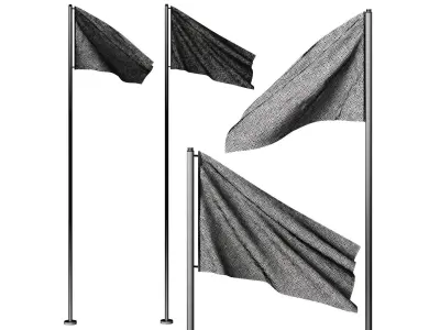 Flags - Ukraine - EU Free 3D model