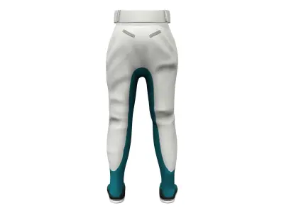 Sci-fi Pants With Shoes Low-poly 3D model