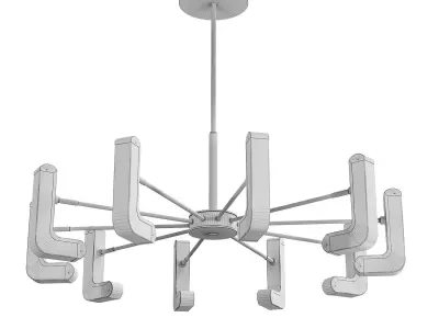 chandelier 3D model 24