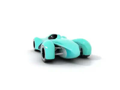 Aqua Racer Speedster model pack Low-poly 3D model