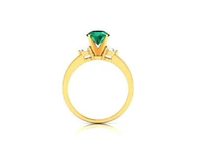 Women Ring  Render 3dm STL OBJ FBX Details 3D print model 168