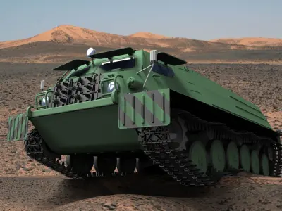 Multi-purpose light towing vehicle 3D model