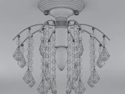 Crystal Chandelier 3D model