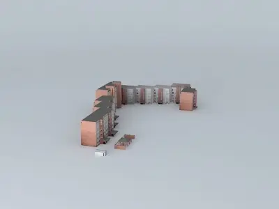 Riga killing 24 street Free 3D model