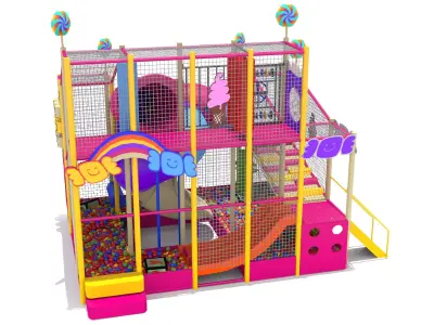 Indoor Playground 3D model
