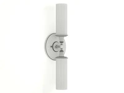 Shades of Light Double Bullet Glass Wall Sconce 3D model