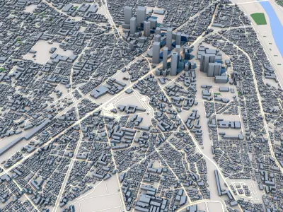 3 Tokyo City Japan  3D model