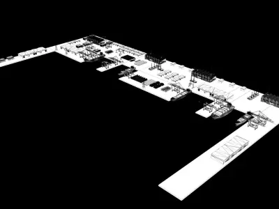 Fabrication Yard 3D model