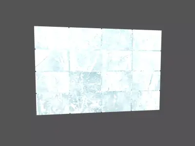 Ice Partition v1 001 Low-poly 3D model
