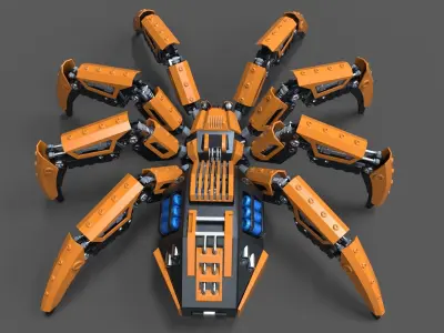 Robot Spider 3D model