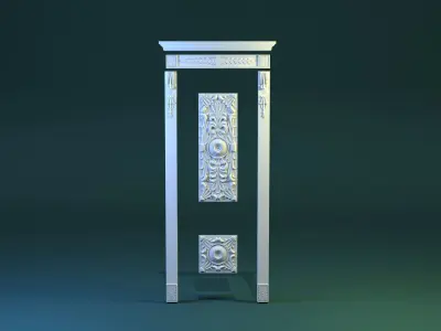 Door 3 for CNC milling machine 3D model