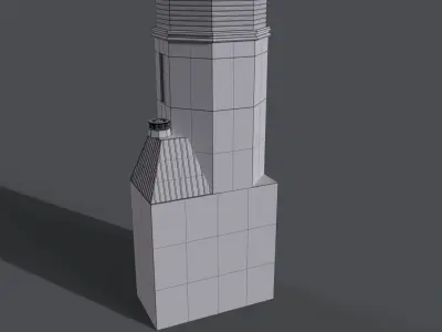 Gothic Tower B 3D model