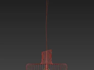 Wedding pendant lamp 3D model