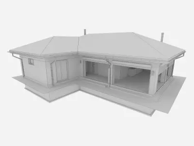 Guest house 3D model buy