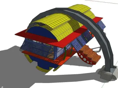 Creative Design-Holiday Cabin-0131 3D model