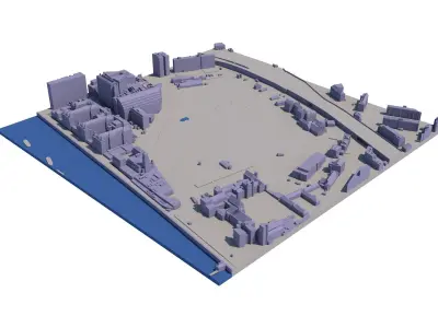 London city tile Level 2 block TQ3079 South East 3D model