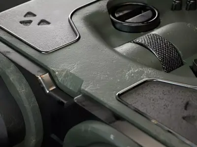 Binoculars Low-poly 3D model