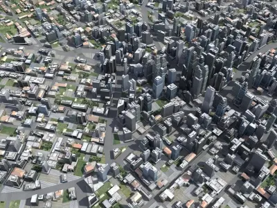 Modern City 3D model