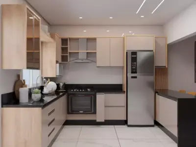 kitchen and dining  3D model