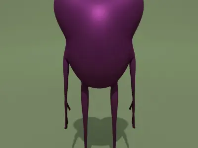Purple Monster 3D model