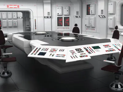 Star Wars Tantive IV Interior 3D model