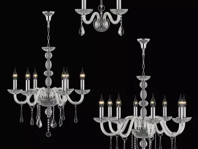 Crista Osgona Collection chandeliers and sconce 3D model