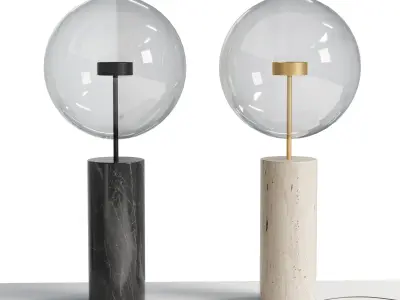 Soffio Table Lamp by Giopato Coombes Low-poly 3D model
