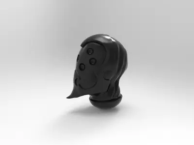 Evil Space Elf - Wrack Helm 5 styles 3D print model