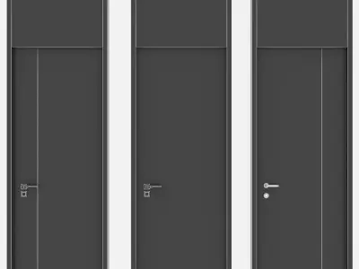 Door set 10 3D model