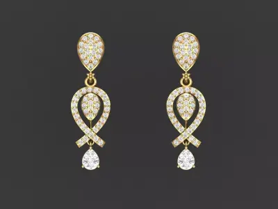 Earring 003 3D print model