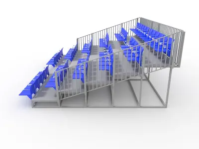 Bleachers 37 3D model